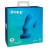 3Some Wandbänger P-Spot - aufladbarer, funkgesteuerter Prostata-Vibrator (blau) 