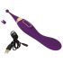 Javida - 2-in-1 Akku-Klitoris-Stimulator und Vibrator-Set (lila)