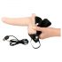 You2Toys Strap-on - Akku, hohler, anschaltbarer Vibrator (Natur)