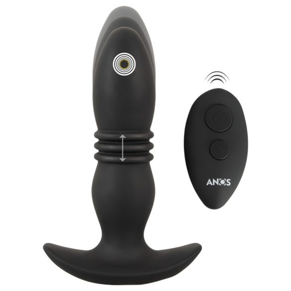 ANOS - Funkgesteuerter Analdildo (schwarz)