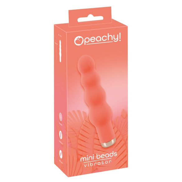 You2Toys Peachy! Mini-Perlen - Batteriebetriebener, perliger Vibrator (Pfirsich) 