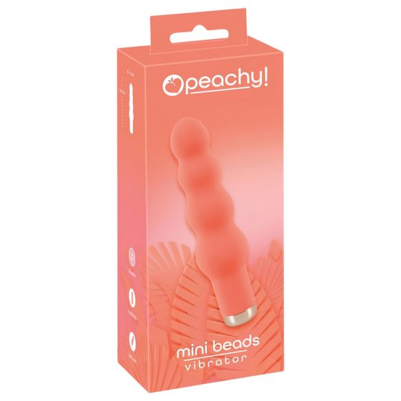 You2Toys Peachy! Mini-Perlen - Batteriebetriebener, perliger Vibrator (Pfirsich) 