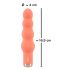 You2Toys Peachy! Mini-Perlen - Batteriebetriebener, perliger Vibrator (Pfirsich) 