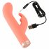 You2Toys peachy! Mini Kaninchen - wiederaufladbarer, kaninchenförmiger Vibrator (Pfirsich) 