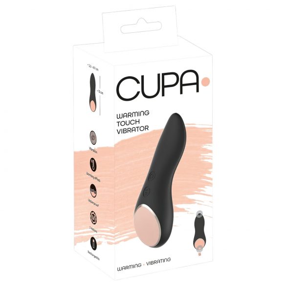 You2Toys CUPA - Akku-beheizter Klitoris-Vibrator (schwarz)