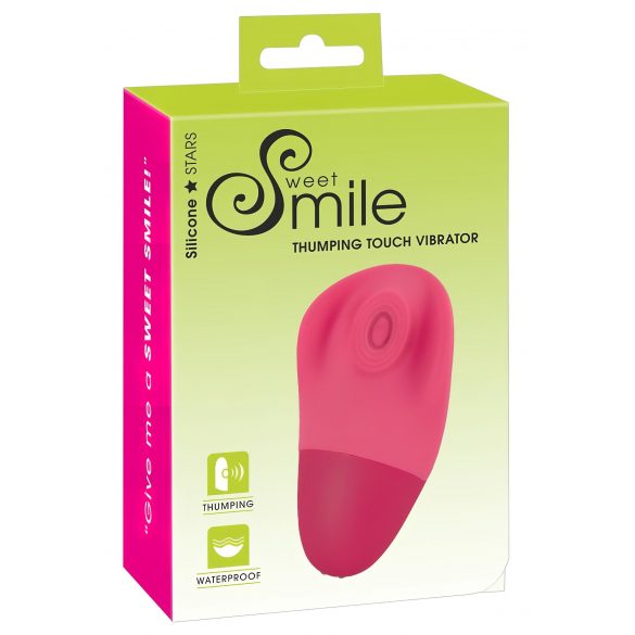 SMILE Thumping Touch - Akkubetriebener, pulsierender Klitorisvibrator (Pink) 