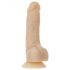 Naked Addiction Rotating 7 - Akku, rotierender Vibrator (18cm) - naturfarben