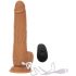 Naked Addiction Thrusting 9 - Akkubetriebener, funkgesteuerter Stoßvibrator - dunkel (23cm) 