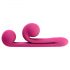 Snail Vibe Duo - Wiederaufladbarer 3in1 Stimulationsvibrator (rosa) 