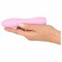 Cuties Mini 3 - akkubetriebener, wasserdichter, gerippter Vibrator (pink) 