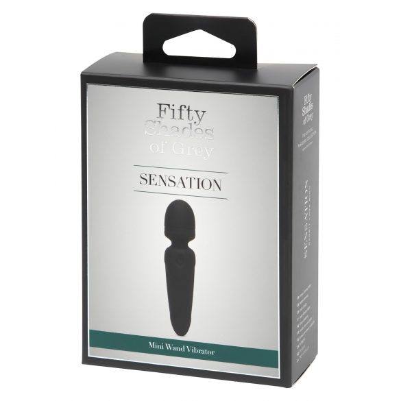 Die grauen 50 Shades Sensation Wand - Mini-Massagegerät (schwarz)