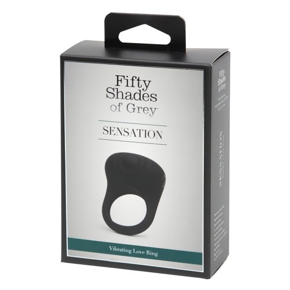 Fifty Shades of Grey Sensation - vibrierender Penisring (schwarz) 