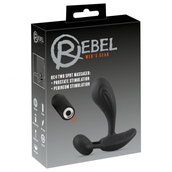 Rebel RC - 2in1 Prostata Vibrator (schwarz) 