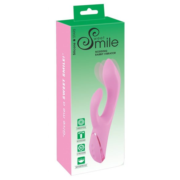 SMILE Nodding - Akkubetriebener, klitoraler, nicken Vibrator (rosa) 