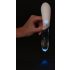 You2Toys Liaison - akkubetriebener, Silikon-Glas-LED-Vibrator (transparent-weiß) 