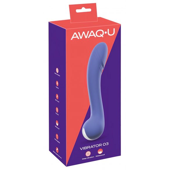 AWAQ.U 3 - Akku-betriebener, G-Punkt-Vibrator (Lila) 