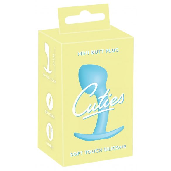 Cuties Mini Analplug - Silikon Anal Dildo - Blau (2,6cm) 