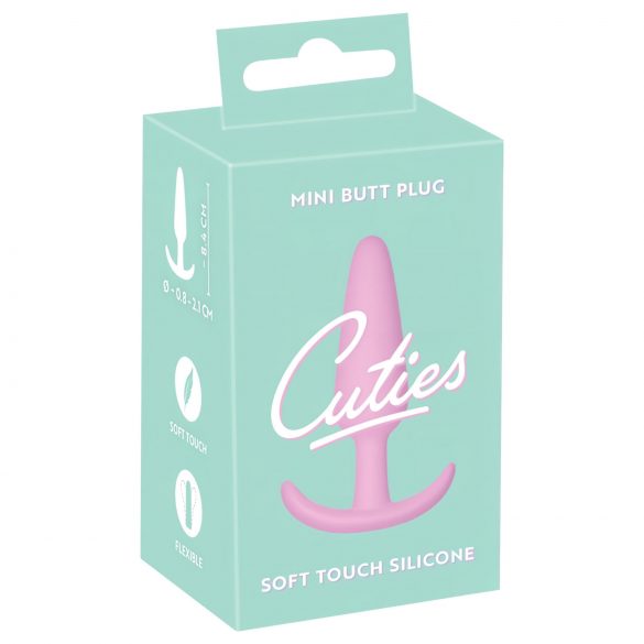 Cuties Mini Analplug - Silikon Analkegel - Rosa (2,1 cm)