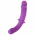 SMILE - Strap-on Doppeldildo mit Unterhose (lila-schwarz) 