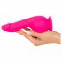 SMILE Powerful - Akkubetriebener, zweimotoriger Saugnapf-Vibrator (Pink) 