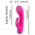 You2Toys bunt. - Akkubetriebener, wasserdichter Klitorisarm-Vibrator (pink) 