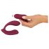 You2Toys Rosenrot - Akku-Auflegevibrator mit Fernbedienung (rot)