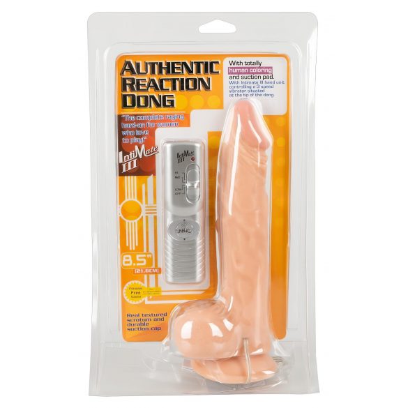 Realistischer Vibrator - hautfarben 