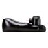 Louisiana Lounger - Sexbett mit eingebautem Vibrator (Schwarz) 