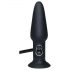 You2Toys - True Black Analballon Schwarz - Analvibrator und Dehnungskegel in einem 