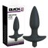 Black Velvet Analplug Vibrator - Medium