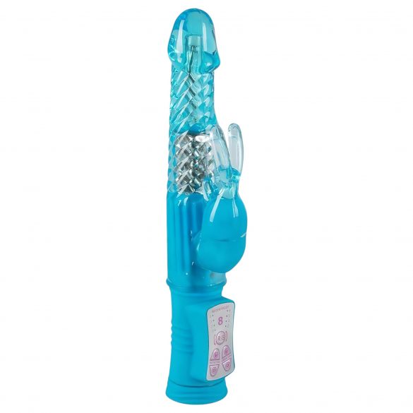 You2Toys - Sugar Babe - perliger, kaninchenförmiger Vibrator (blau) 