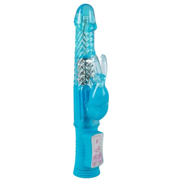 You2Toys - Sugar Babe - perliger, kaninchenförmiger Vibrator (blau) 