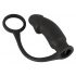 Black Velvet Analvibrator mit Penisring (schwarz) 