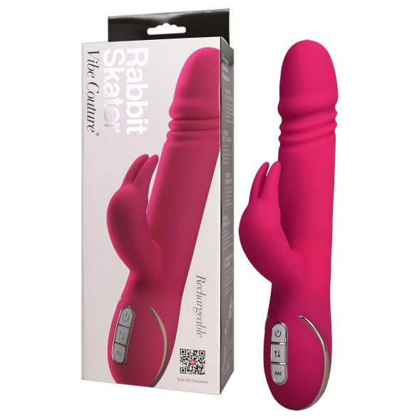 Vibe Couture Rabbit Skater - Häschen Stoß-Vibrator (Pink) 