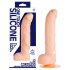 One Touch 8 - Hoden Silikon Vibrator (naturfarben) 