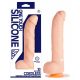 One Touch 8 - Hoden Silikon Vibrator (naturfarben) 