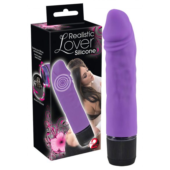 You2Toys - Silicone Lover - Realistischer Vibrator (lila) 