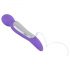 SMILE Wand - Doppelmotorischer Massage-Vibrator (lila) 