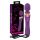 Javida Double - Massage-Vibrator (lila) 