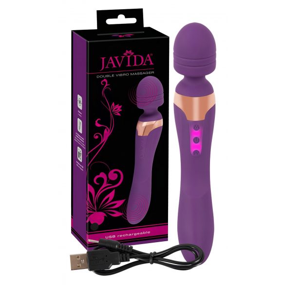 Javida Double - Massage-Vibrator (lila) 