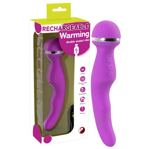 Wärme-Massagevibrator, aufladbar, pink - You2Toys