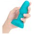 b-Vibe Rimming - drehender Perlen Analvibrator (türkis)