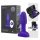 b-Vibe Rimming - rotierender Perlen Anal-Vibrator (lila)