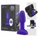 b-Vibe Rimming - rotierender Perlen Anal-Vibrator (lila)