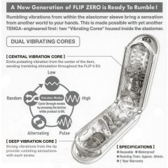 TENGA Flip Zero - Vibrationsmasturbator (weiß)