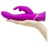 Happyrabbit Curve - wasserdichter Klitoris-Vibrator mit Arm (lila)