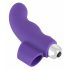 SMILE Finger - Gewellter Silikonfinger-Vibrator (lila) 