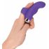 SMILE Finger - Gewellter Silikonfinger-Vibrator (lila) 