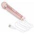 Le Wand Petite - exklusives, akkubetriebenes Massage-Vibrator (Rosa-Gold) 