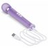 Le Wand Petite - exklusiv, akkubetriebener Massager-Vibrator (lila) 